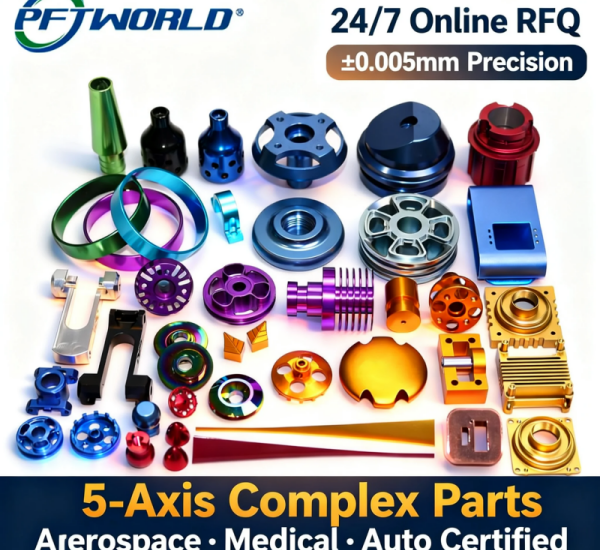 How Global Advanced CNC Machining Services Supplier PFTWORLD Coordinates Anodizing, Bead Blasting, and Powder Coating